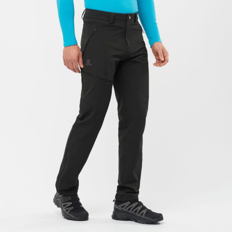 Men's Salomon OUTPEAK WARM Pants Black | IN2441CTV