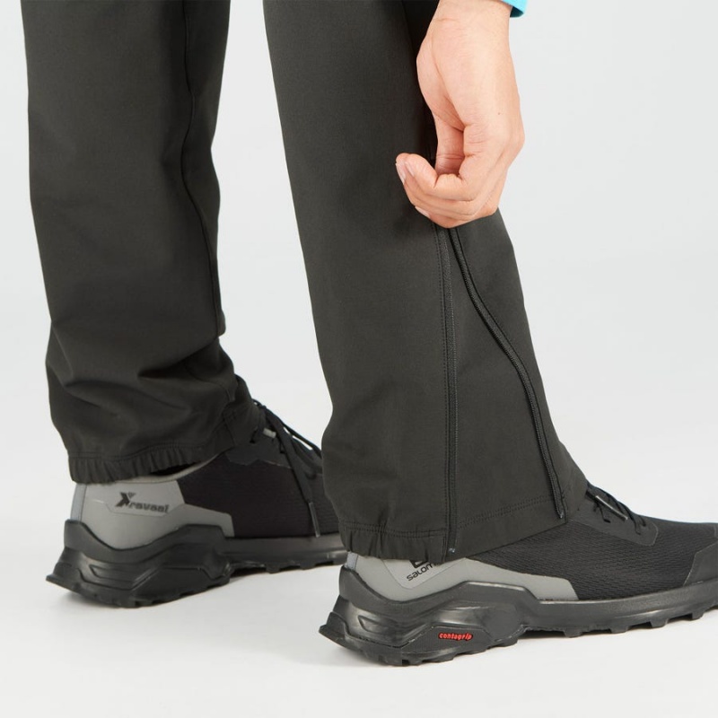 Men's Salomon OUTPEAK WARM Pants Black | IN2441CTV