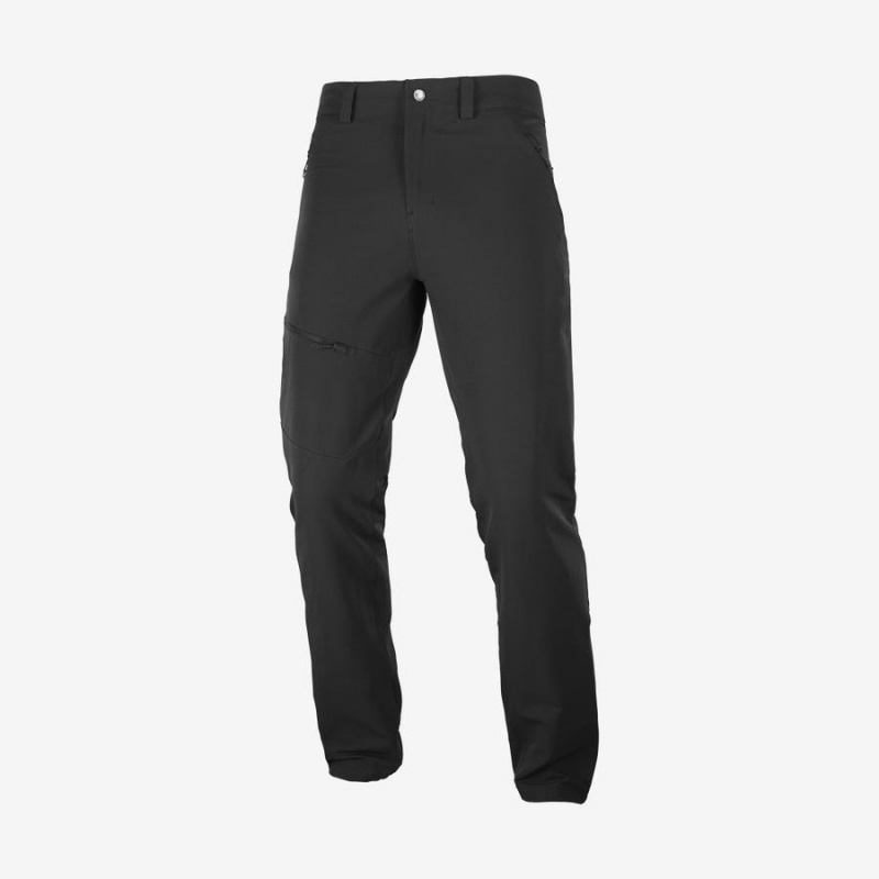 Men\'s Salomon OUTPEAK WARM Pants Black | IN2441CTV