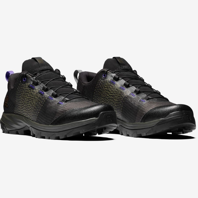 Men's Salomon OUTPRO MATRYX FOR THE BROKEN ARM Sneakers Black / Purple | IN2230TCE