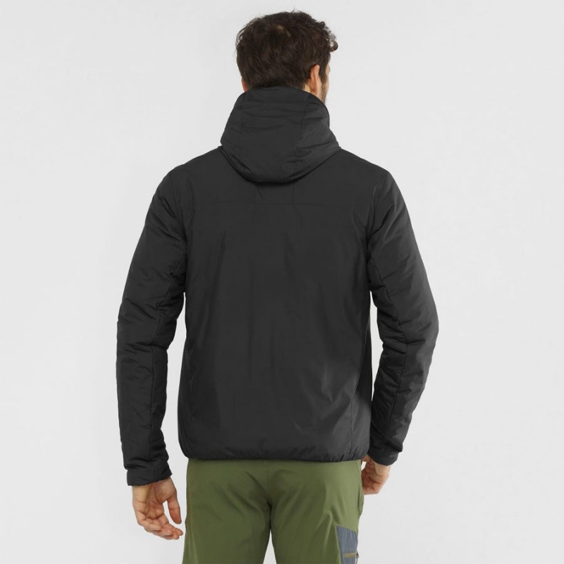 Men's Salomon OUTRACK INSULATED Jackets Black | IN2304ILH