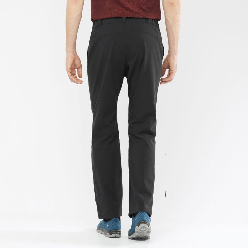 Men's Salomon OUTRACK Pants Black | IN2438LIS