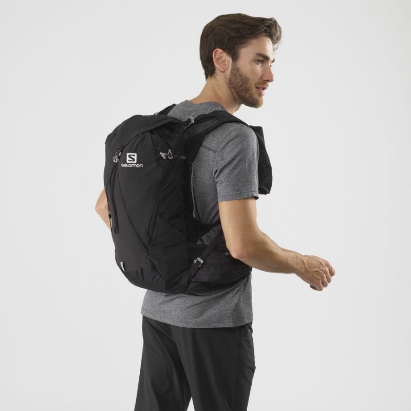 Men's Salomon OUT DAY 20+4 Backpacks Black | IN2560AHK