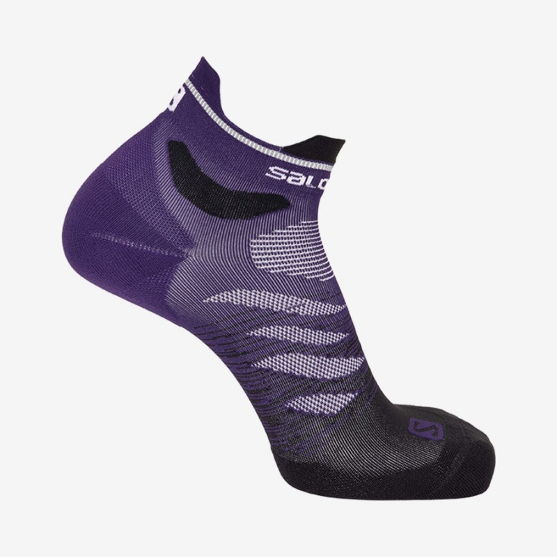 Men\'s Salomon PREDICT ANKLE Socks Purple | IN2676CTV