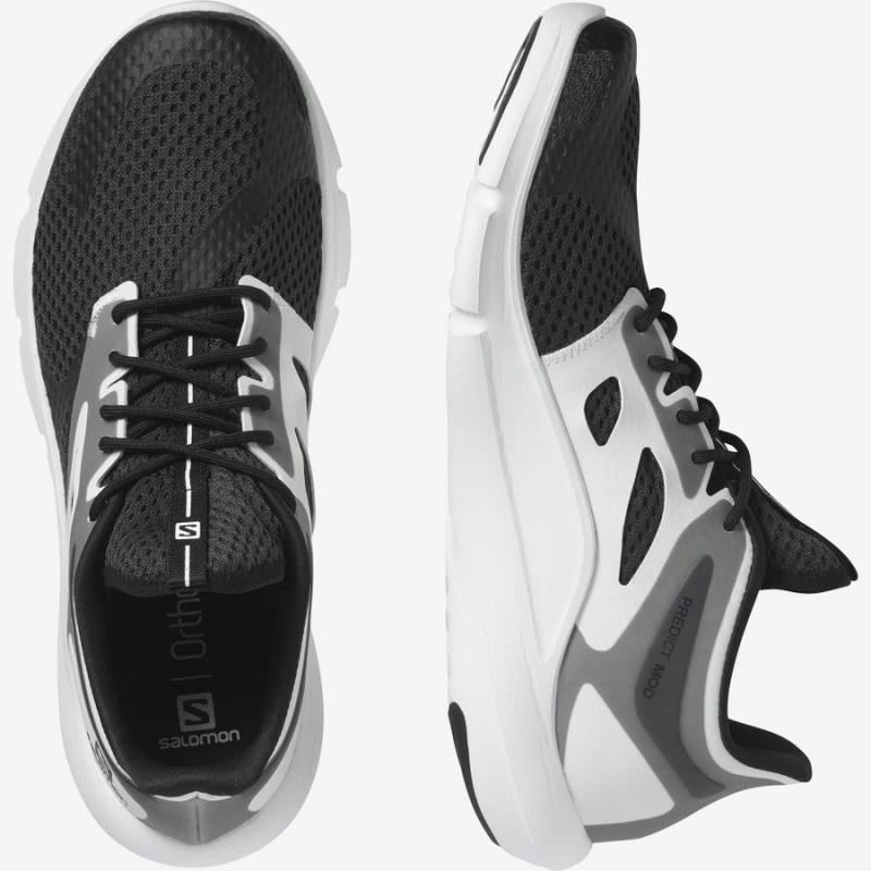 Men's Salomon PREDICT MOD Running Shoes Black / White | IN2141DFM