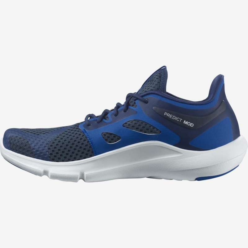 Men's Salomon PREDICT MOD Running Shoes Blue / White | IN2142FDN