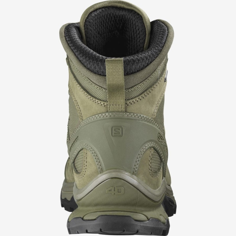 Men's Salomon QUEST 4D FORCES 2 EN Boots Green | IN2274CTV