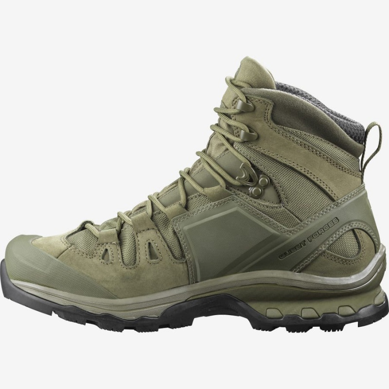 Men's Salomon QUEST 4D FORCES 2 EN Boots Green | IN2274CTV