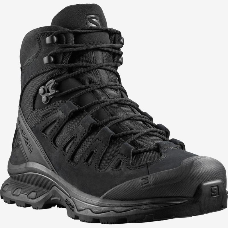 Men's Salomon QUEST 4D FORCES 2 EN Boots Black | IN2275VRW