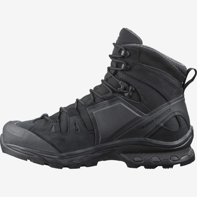 Men's Salomon QUEST 4D FORCES 2 EN Boots Black | IN2275VRW