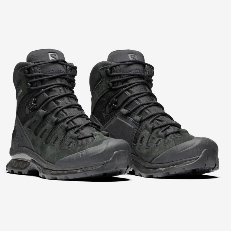 Men's Salomon QUEST 4D GORE-TEX ADVANCED Sneakers Black | IN2179NWY