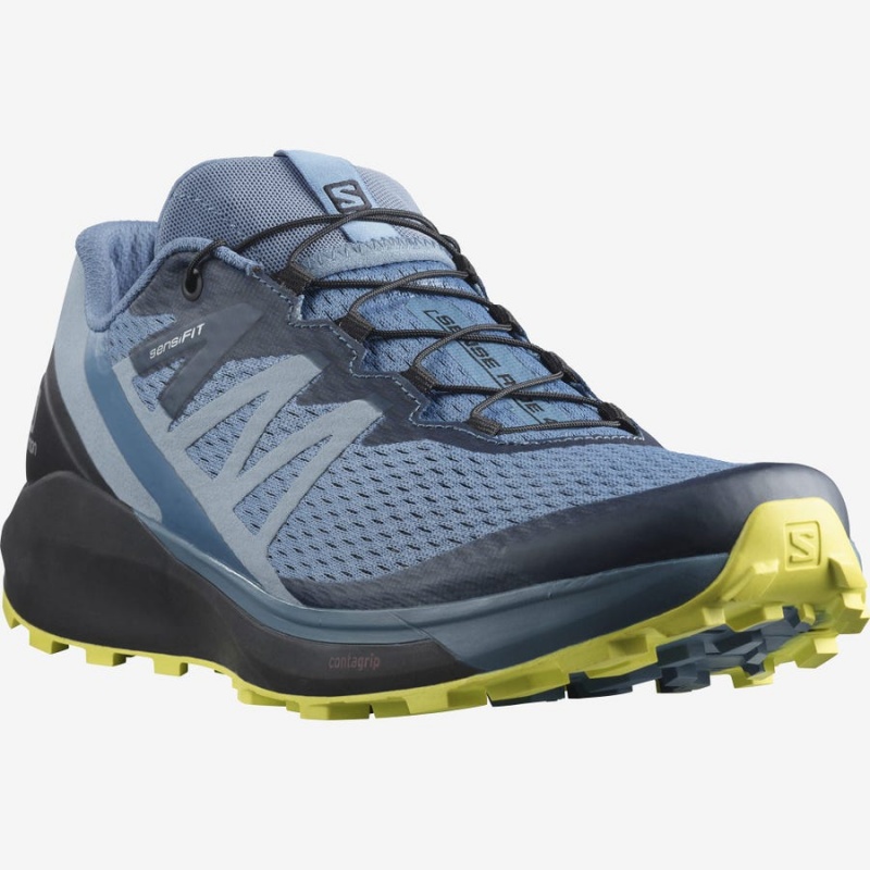 Men's Salomon SENSE RIDE 4 Trail Running Shoes Grey | IN2132CTV