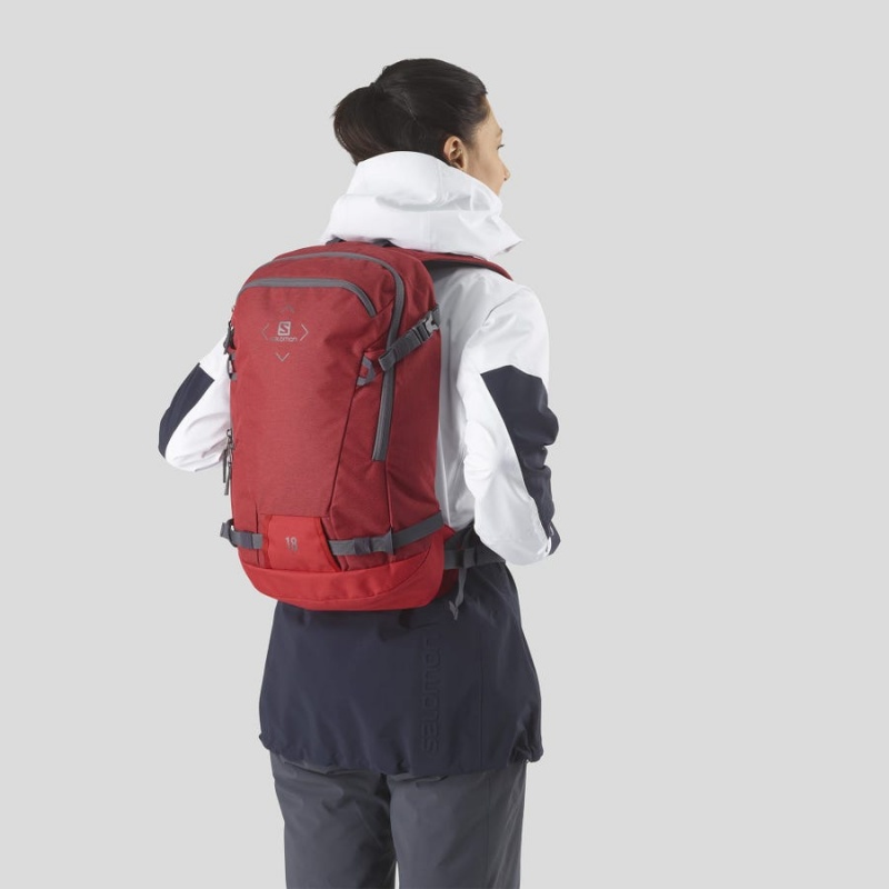 Men's Salomon SIDE 18 Backpacks Red | IN2550QMA