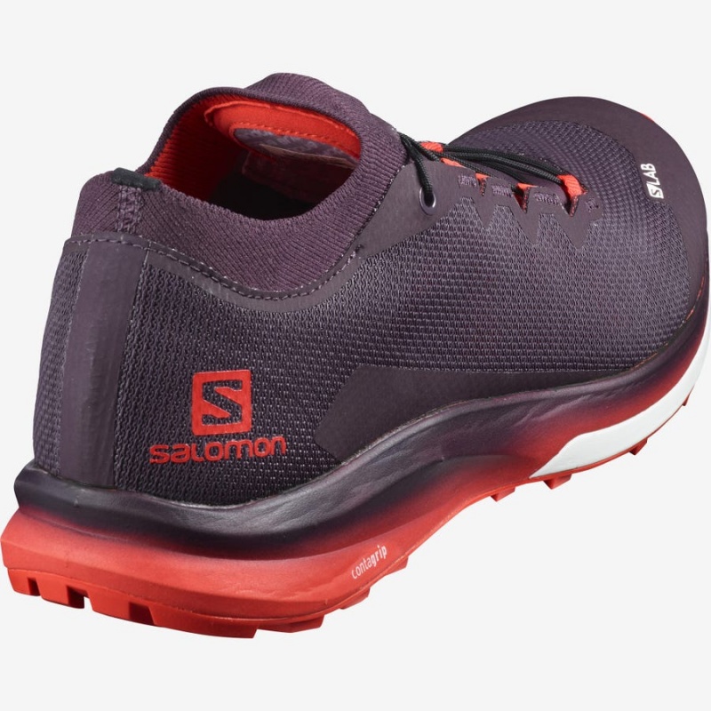 Men's Salomon S/LAB ULTRA 3 Trail Running Shoes Purple | IN2139AHK