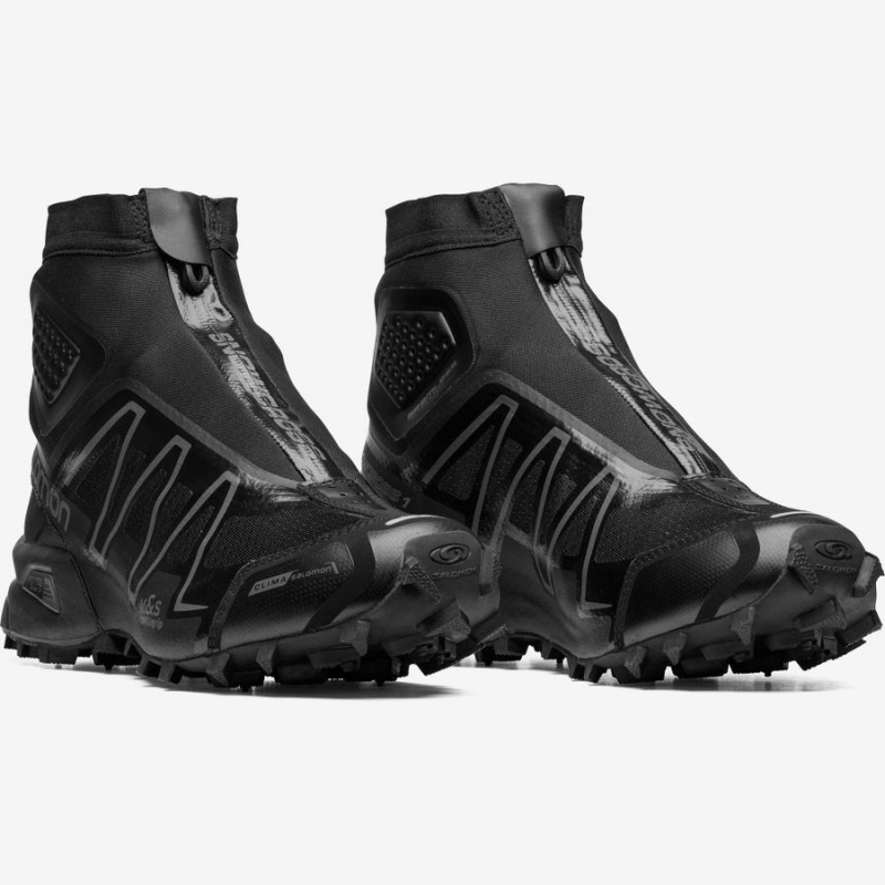 Men's Salomon SNOWCROSS ADVANCED Sneakers Black | IN2181QMA