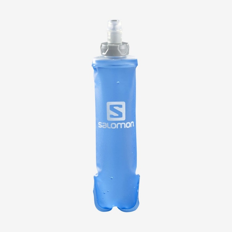 Men\'s Salomon SOFT FLASK 250ml/8oz 28 Bags Blue | IN2567JPQ