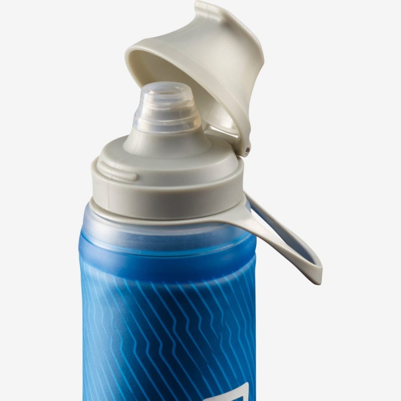 Men's Salomon SOFT FLASK 400ml/13oz INSULATED 42 Bags Blue | IN2572CTV