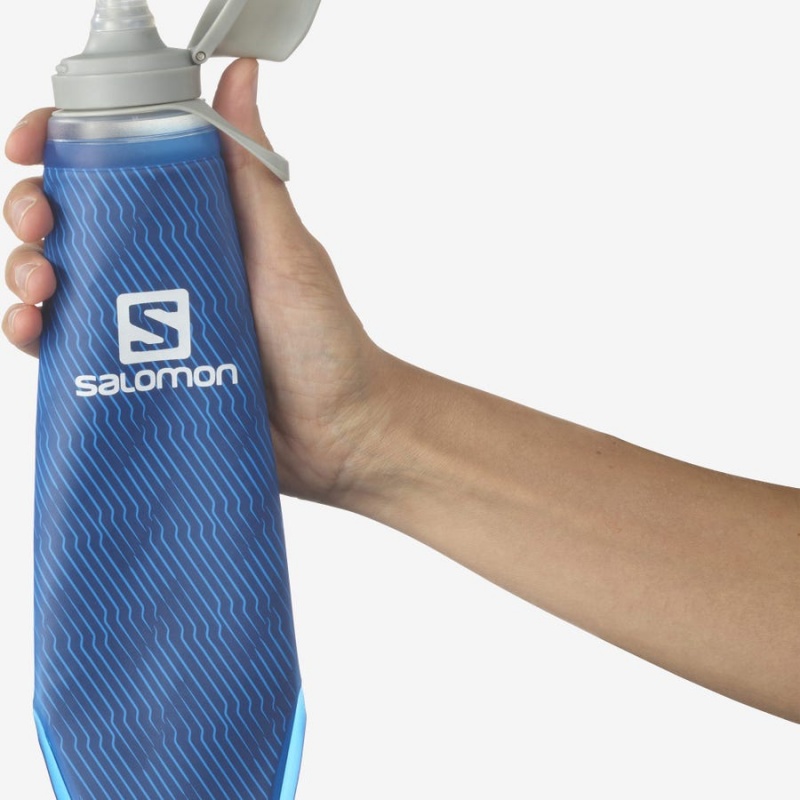 Men's Salomon SOFT FLASK 400ml/13oz INSULATED 42 Bags Blue | IN2572CTV