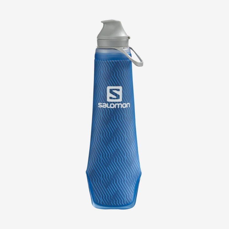 Men\'s Salomon SOFT FLASK 400ml/13oz INSULATED 42 Bags Blue | IN2572CTV