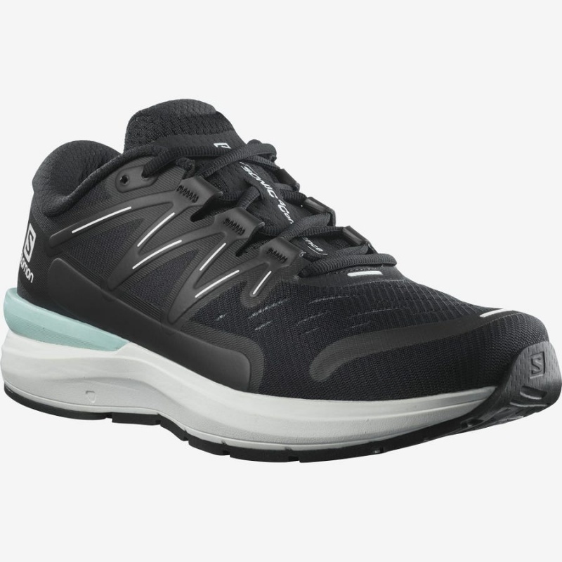 Men's Salomon SONIC 4 Confidence Running Shoes Black / White | IN2147LIS