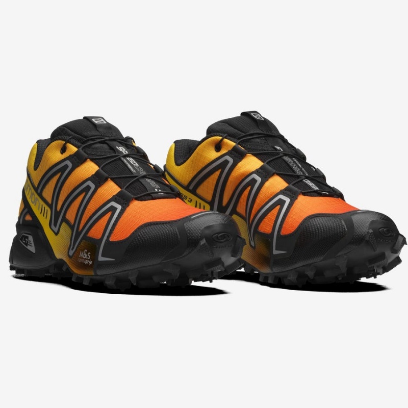 Men's Salomon SPEEDCROSS 3 GRADIENT Sneakers Yellow | IN2189OKI