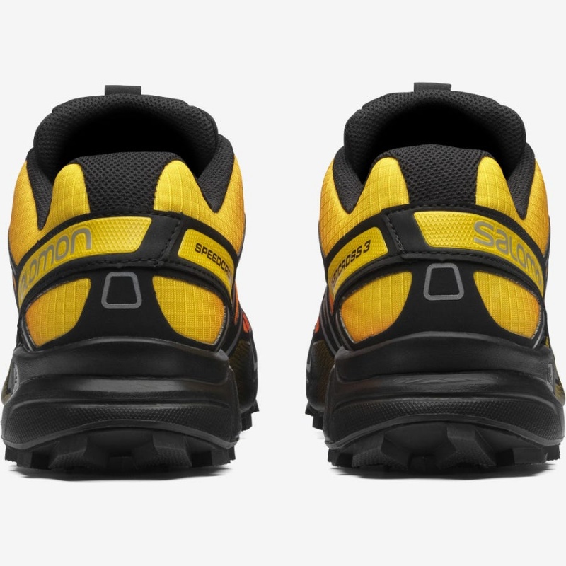 Men's Salomon SPEEDCROSS 3 GRADIENT Sneakers Yellow | IN2189OKI