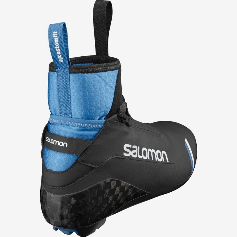 Men's Salomon S/RACE CLASSIC PROLINK Ski Boots Black / Blue | IN2739GSO