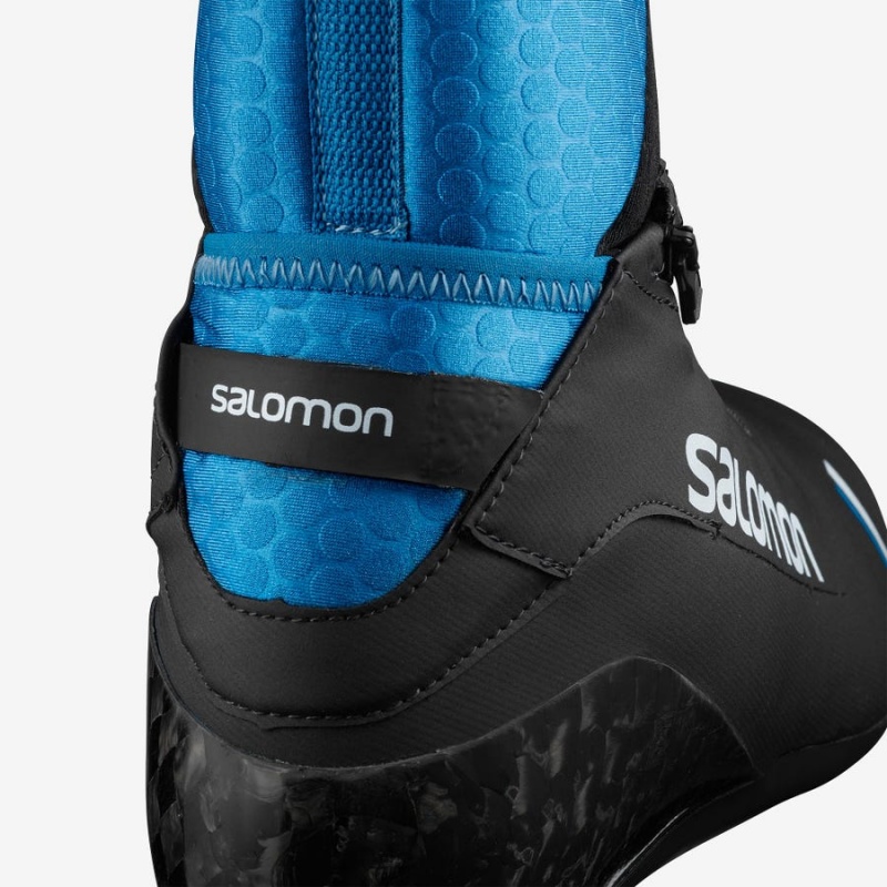 Men's Salomon S/RACE CLASSIC PROLINK Ski Boots Black / Blue | IN2739GSO