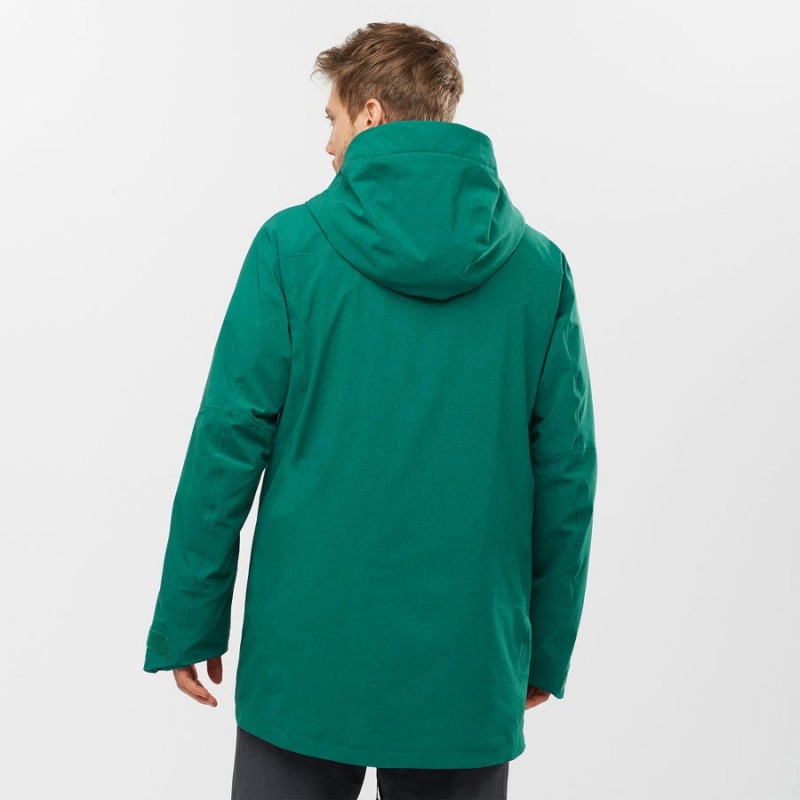 Men's Salomon STANCE CARGO Ski Jackets Green | IN2295NWY