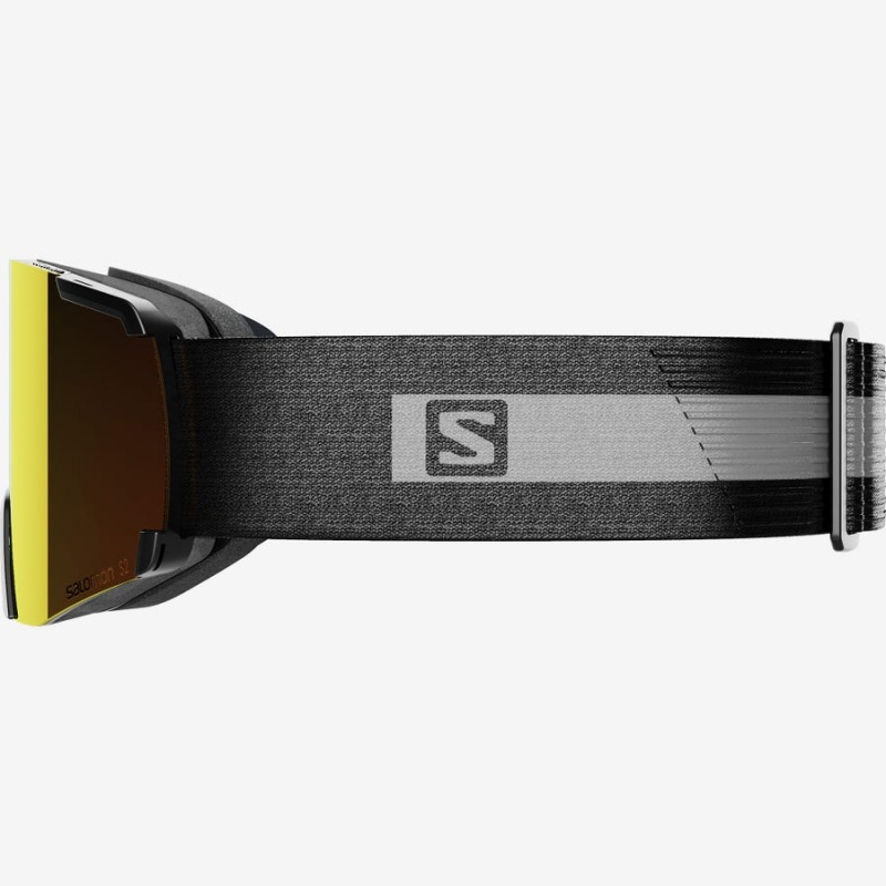 Men's Salomon S/VIEW Goggles Black | IN2706QMA