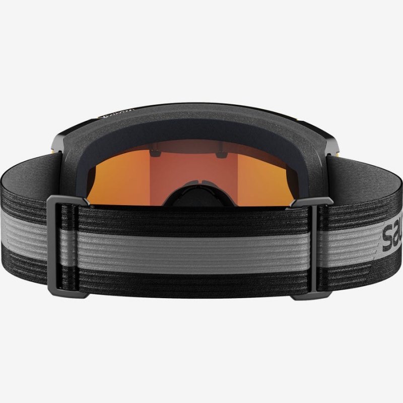 Men's Salomon S/VIEW Goggles Black | IN2706QMA