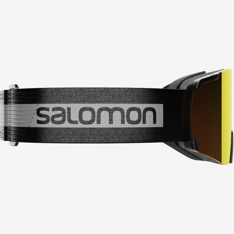 Men's Salomon S/VIEW Goggles Black | IN2706QMA