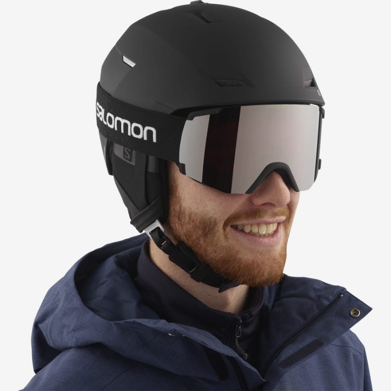 Men's Salomon S/VIEW SIGMA Goggles Black | IN2708EBC