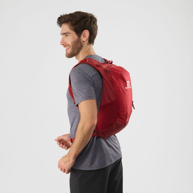 Men's Salomon TRAILBLAZER 10 Backpacks Red | IN2548NWY