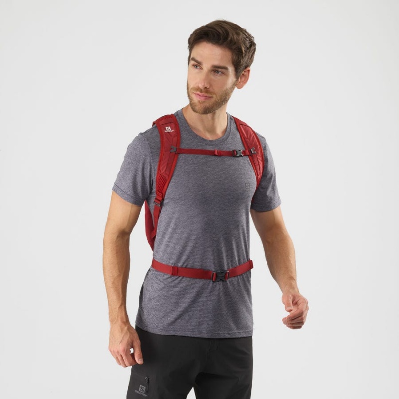 Men's Salomon TRAILBLAZER 10 Backpacks Red | IN2548NWY