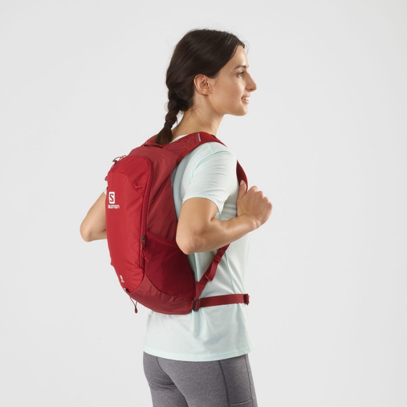 Men's Salomon TRAILBLAZER 10 Backpacks Red | IN2548NWY