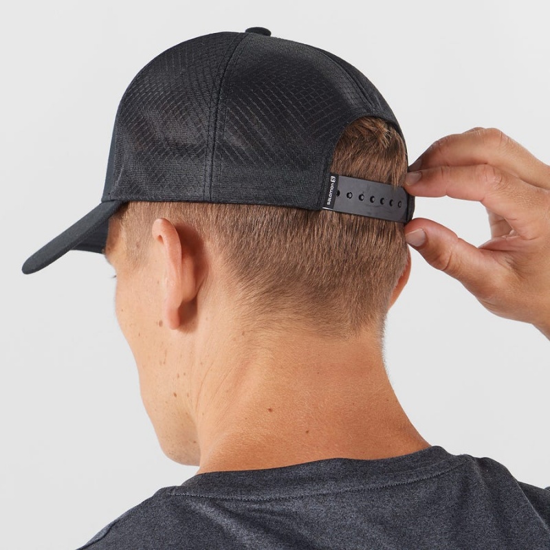 Men's Salomon TRUCKER Hats Black / Black | IN2645KOR