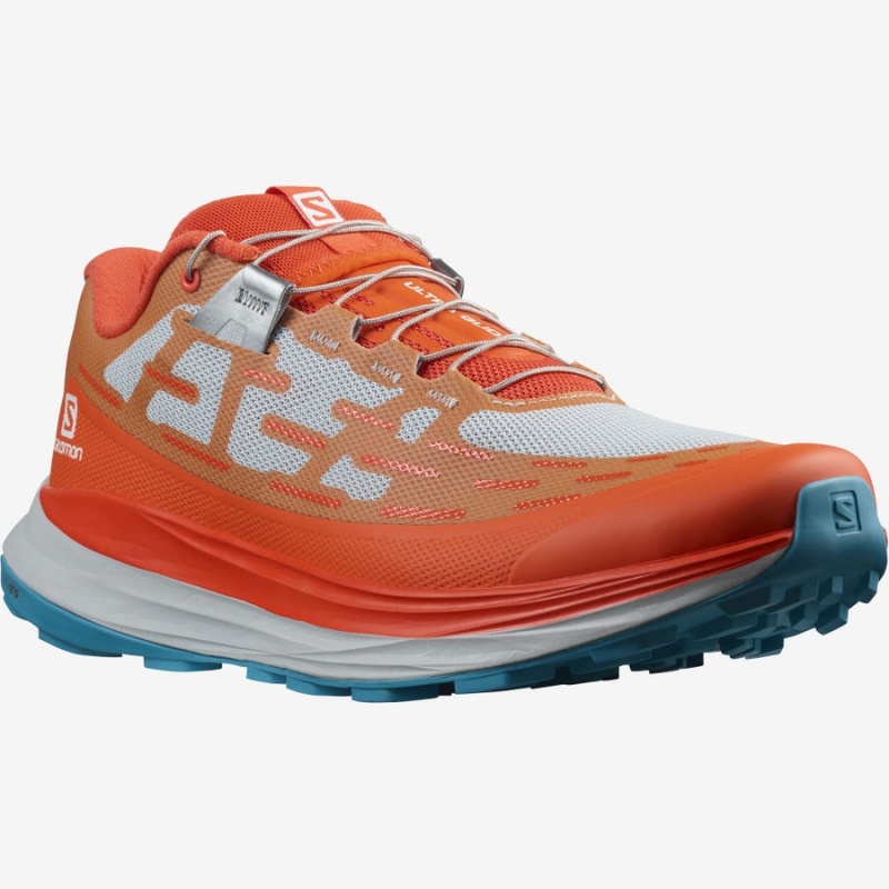 Men's Salomon ULTRA GLIDE Trail Running Shoes Orange | IN2137QMA