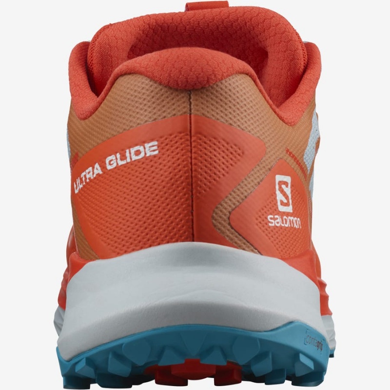 Men's Salomon ULTRA GLIDE Trail Running Shoes Orange | IN2137QMA