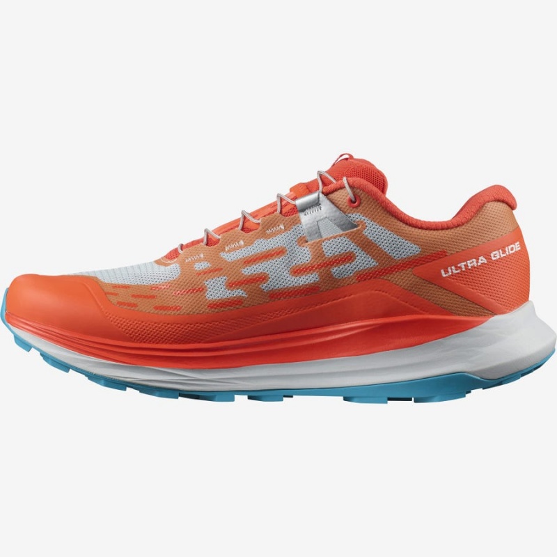 Men's Salomon ULTRA GLIDE Trail Running Shoes Orange | IN2137QMA