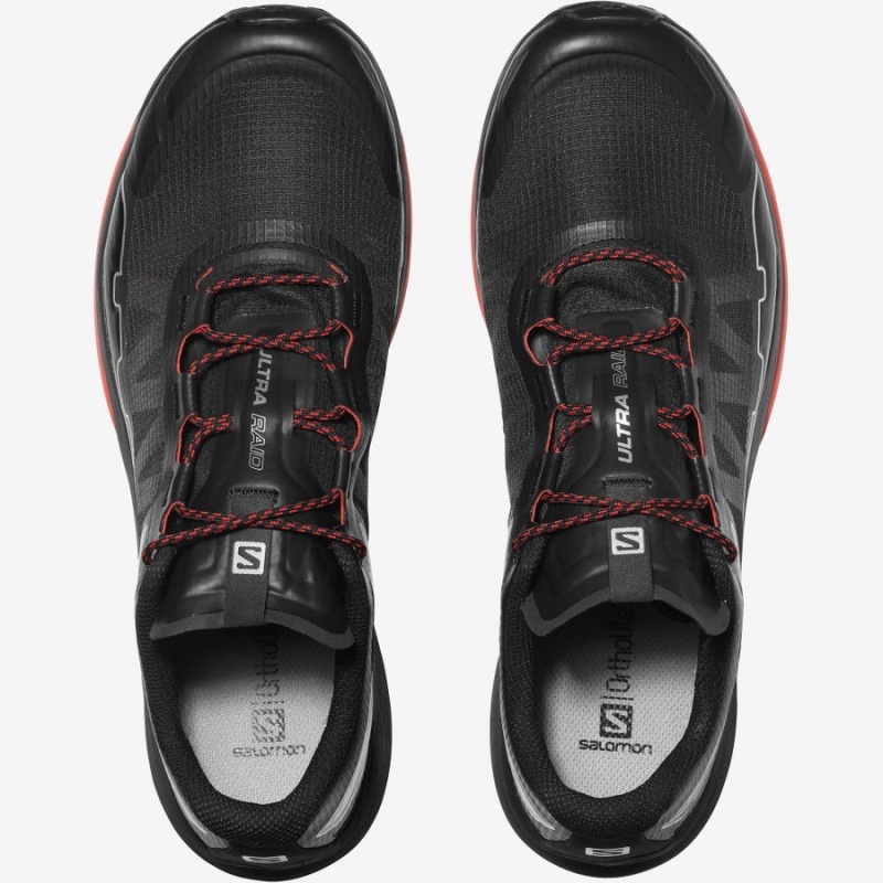 Men's Salomon ULTRA RAID Sneakers Black | IN2219ZUT