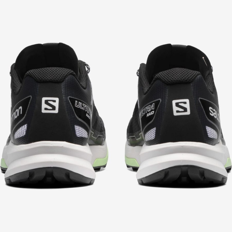 Men's Salomon ULTRA RAID Sneakers Black / Mint | IN2221CTV