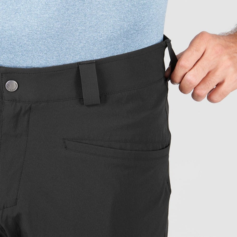 Men's Salomon WAYFARER Shorts Black | IN2466ZUT