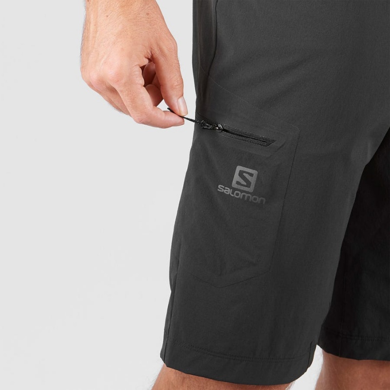 Men's Salomon WAYFARER Shorts Black | IN2466ZUT