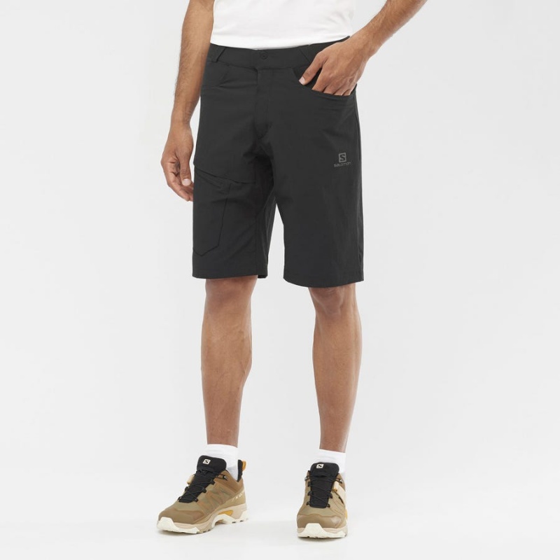 Men's Salomon WAYFARER Shorts Black | IN2477DFM