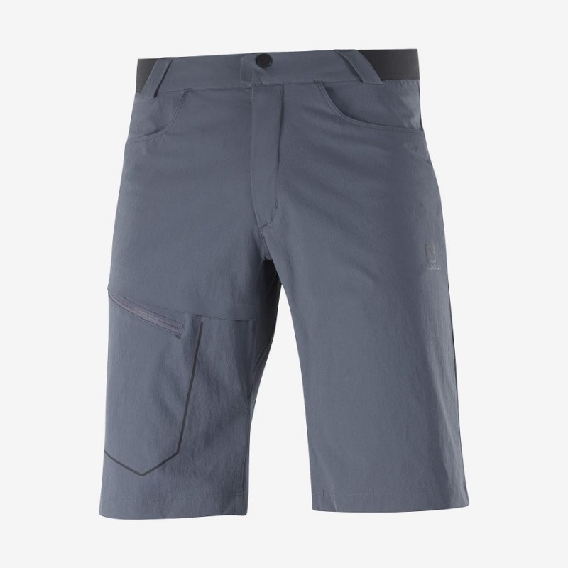 Men\'s Salomon WAYFARER Shorts Grey | IN2475AHK