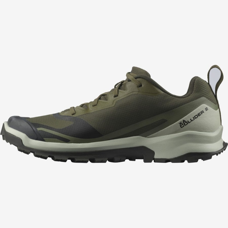 Men's Salomon XA COLLIDER 2 Trail Running Shoes Olive | IN2090UZG