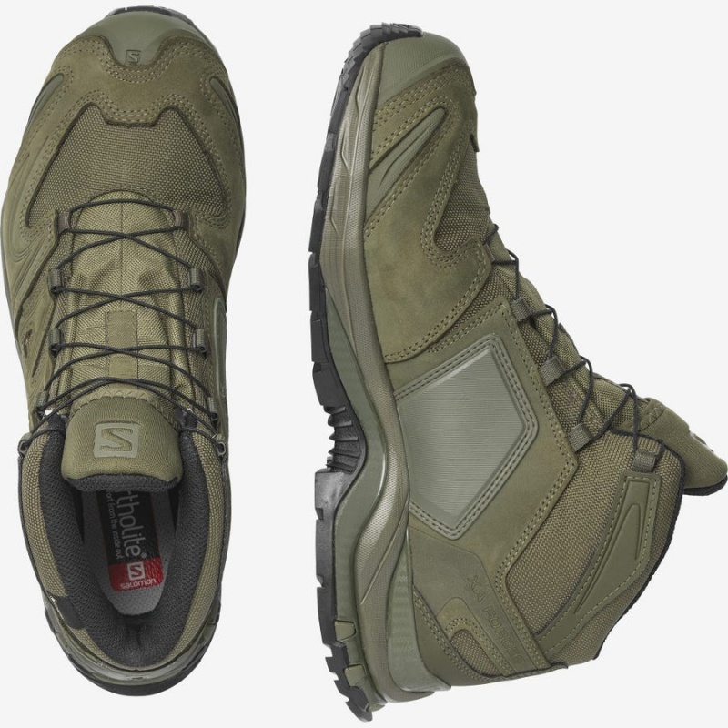 Men's Salomon XA FORCES MID GORE-TEX EN Boots Olive | IN2271LIS