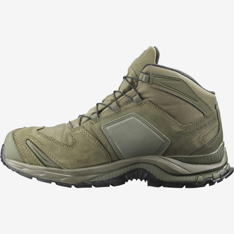 Men's Salomon XA FORCES MID GORE-TEX EN Boots Olive | IN2271LIS