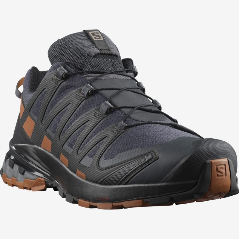 Men's Salomon XA PRO 3D v8 GORE-TEX Hiking Shoes Grey | IN2038MQZ